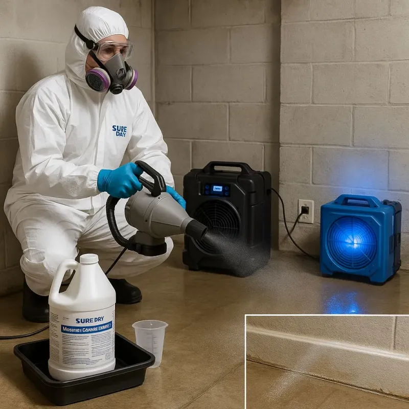 Sanitization and Odor Removal process in Inglis, FL