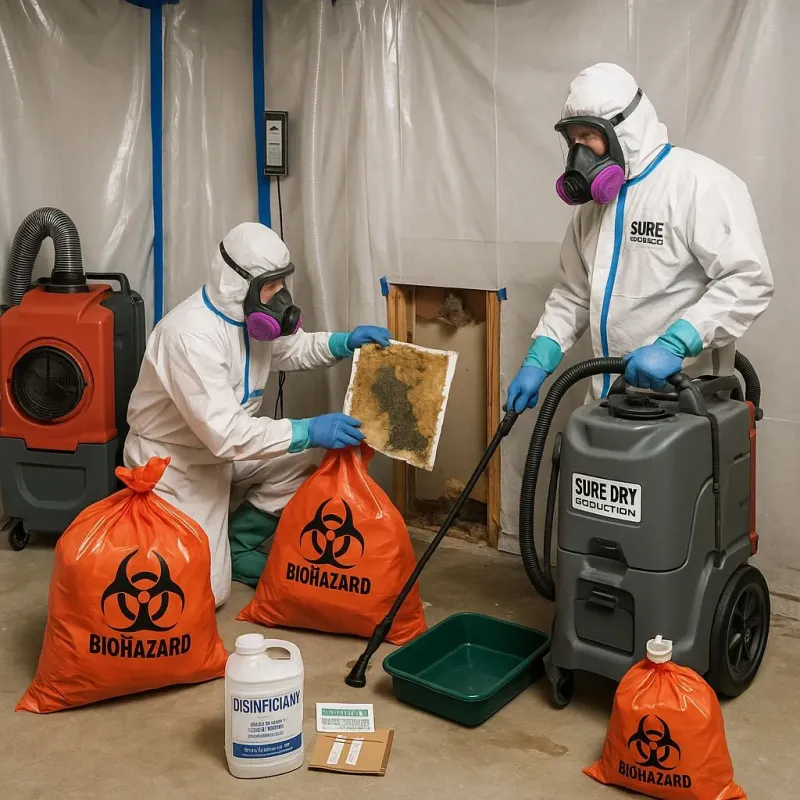 Contaminated Water Handling Protocols process in Inglis, FL