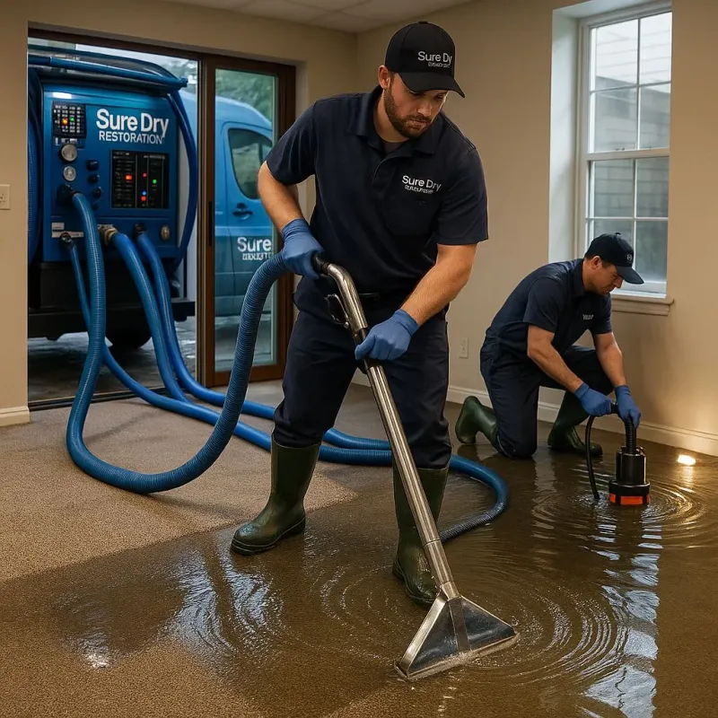 Water Extraction and Removal process in Inglis, FL